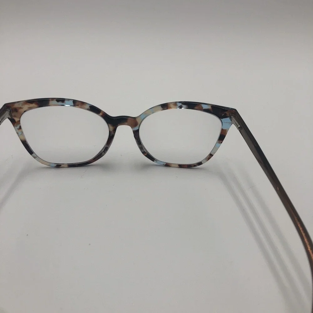 Womens Eyeglasses Frames Zenni 4427339 Optical Blue Brown‎ Tortoise Shell Preown